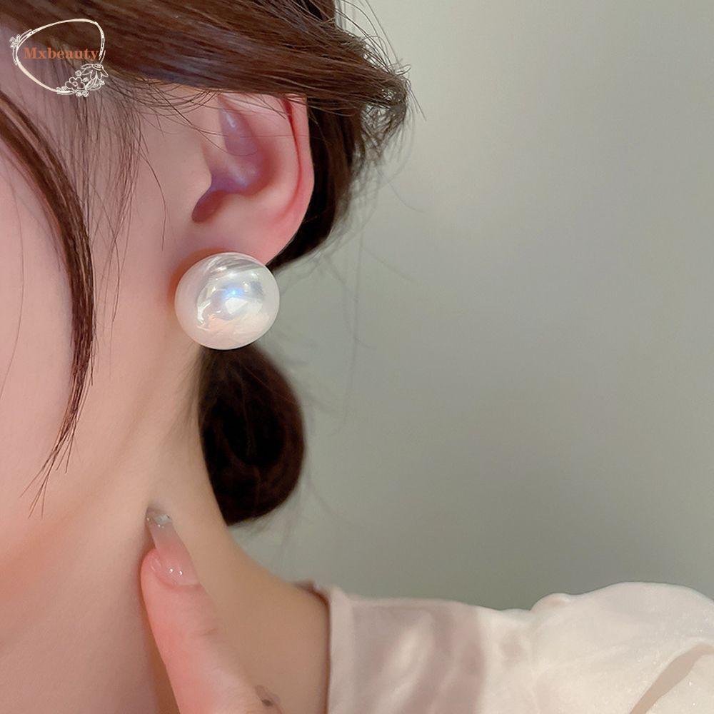 Mxbeauty Anting Wanita Elegan Hadiah Ulang Tahun Fashion Bulat Perhiasan Fashion