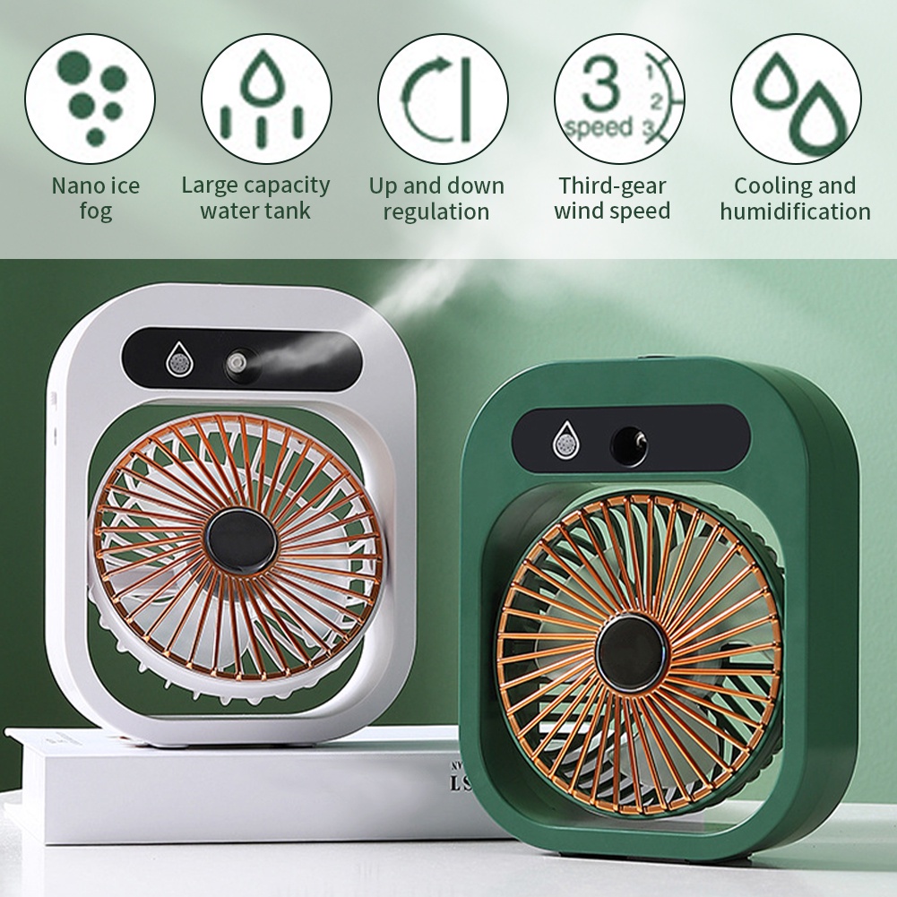 Desktop Fan Gift Summer Misting Office Dengan Humidifier Mini Portable Air Cooler