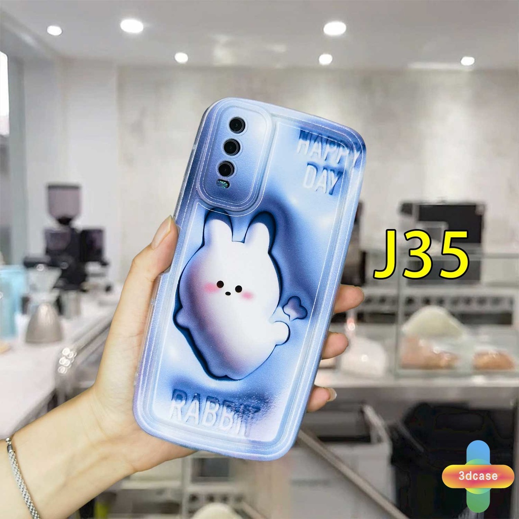 Case HP VIVO Y22 Y22S Y35 Y21 2021 Y12S Y12 Y20 Y15S Y15C Y91C Y16 Y21A Y21E Y21G Y21T Y30 Y21S Y20S Y12i Y33T Y15A Y02 Y01 Y01A Y91 Y30i Y93 Y95 Y15 Y17 Y50 Y53S Y51 2020 Y51A Y10 Y33S Y1S Y11 Y31 Y20i Cute Rabbit Soap Case