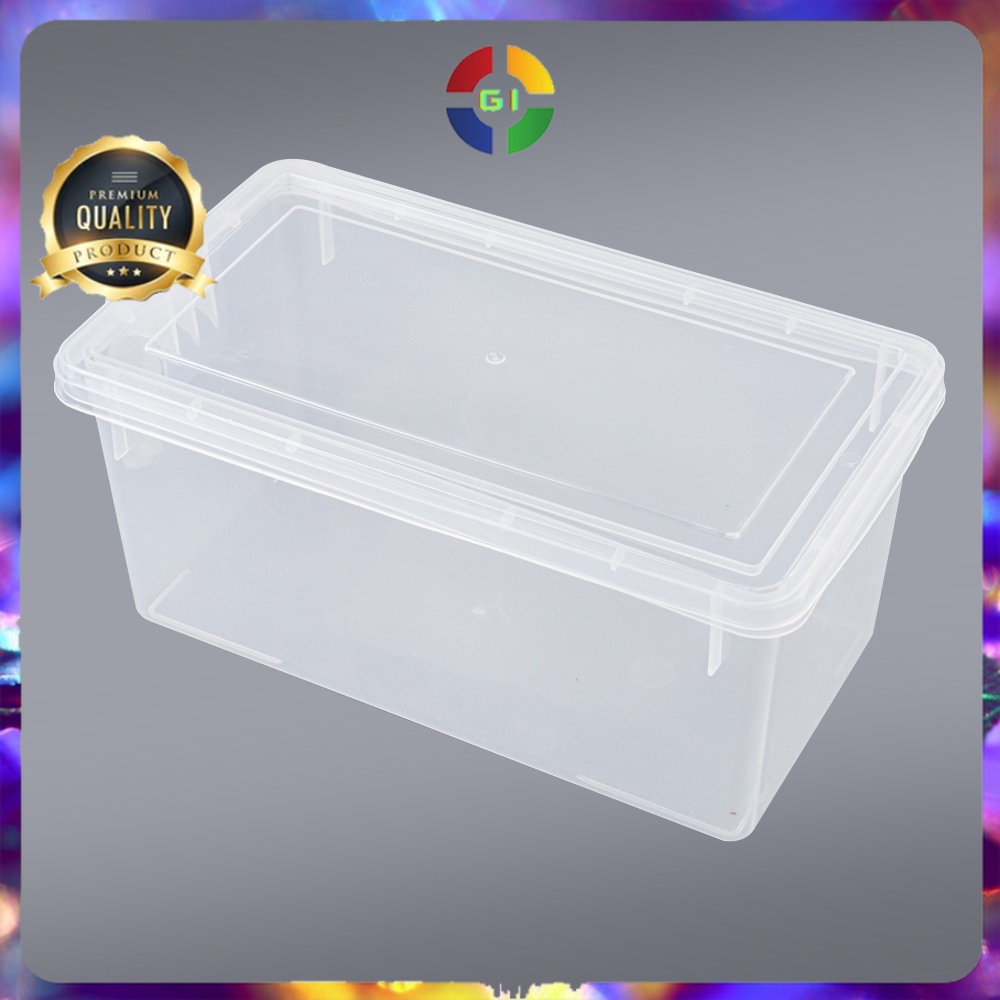 Kotak Plastik Kontainer Wadah Penyimpan Box Makanan Kulkas Kitchen Storage Food Box Transparent