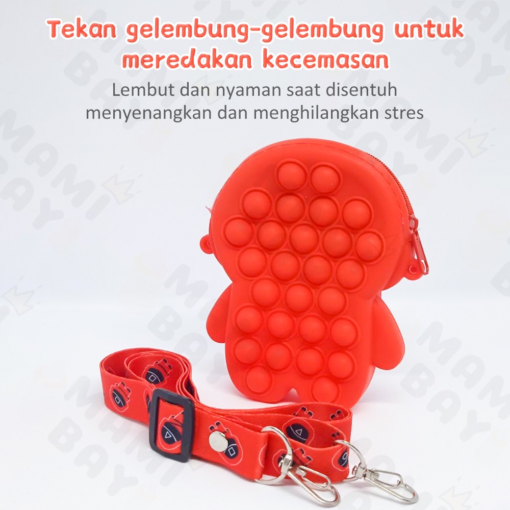 Mamibayi sling bag anak lucu dompet anak bayi perempuan dan laki laki import korea