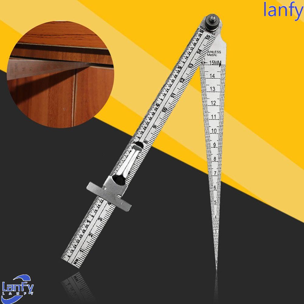 Lanfy Taper Welding Gauge Welding Feeler Gauge Alat Ukur Presisi Tinggi