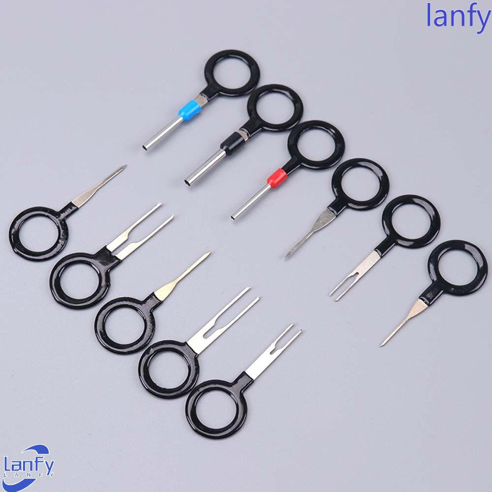 Lanfy Alat Pelepas Terminal Kawat Universal Otomotif Plug Kunci Stainless Steel Perbaikan Mobil Hand Tool Pin Extractor Kit