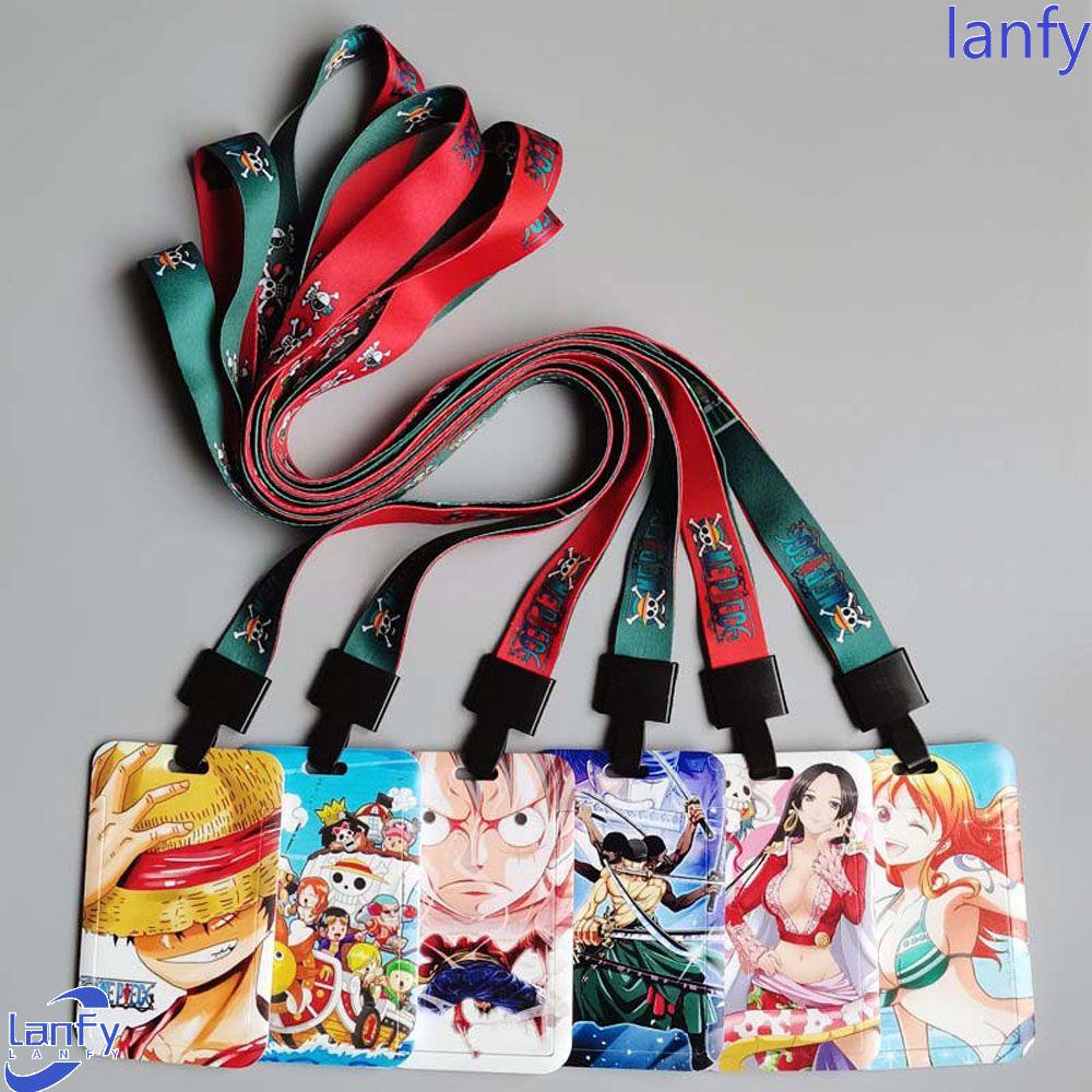 Lanfy Sarung Pelindung Hadiah Lucu Anime Jepang Usopp Doflamingo Luffy Cards Case Nami ID Bus Cards Cover