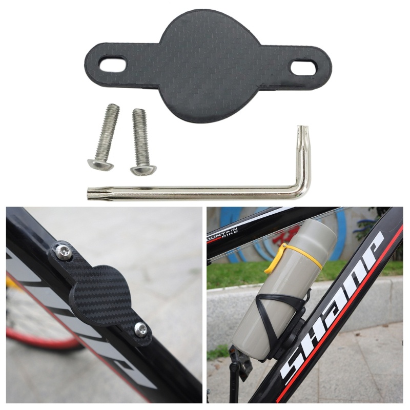 Cre Bike Mount Holder Pelindung Case Dengan Pengaman Sekrup Anti Maling Tag Bikes Mount To Be Hidden- Under Bottle Cages