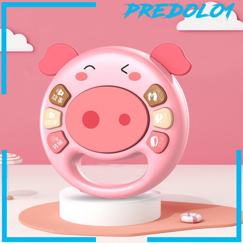 [Predolo1] Mainan Drum Bayi Menyala Piano Musik Drum Portable Untuk Anak Newborn Perempuan