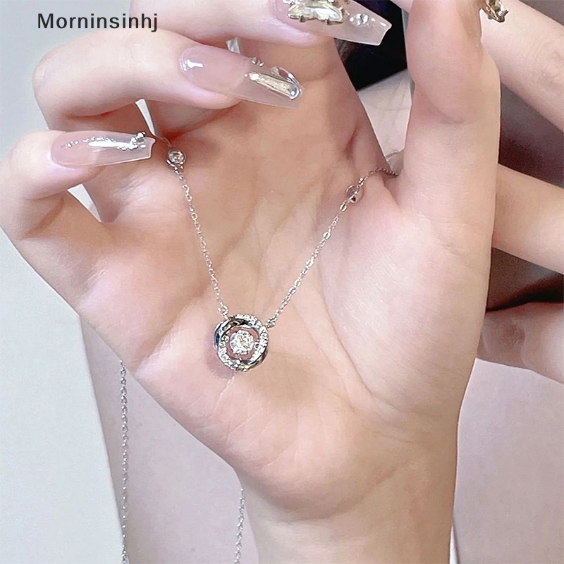 Mornin Mobius Berlian Tiga Detik Hati Cinta Kalung Untuk Wanita Perhiasan Minimalis Gadis Rantai Leher Wanita Gadis Fashion Hadiah Perhiasan id