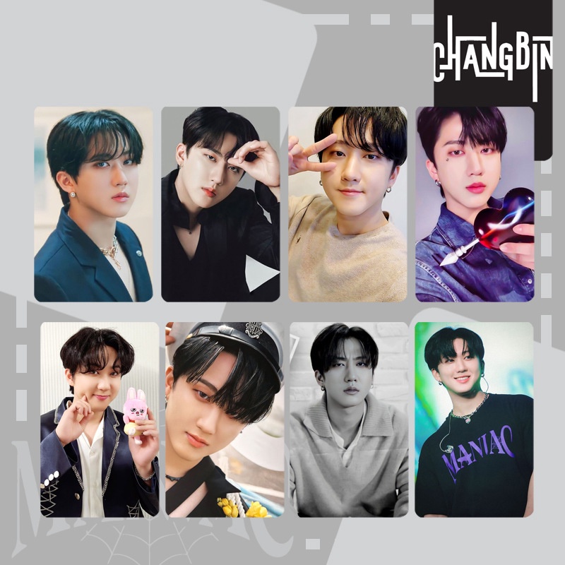 8pcs/set STRAY KIDS JAPAN ALBUM MANIAC Photocards Konser Kartu Lomo Straykids2023Kartu Pos Kpop