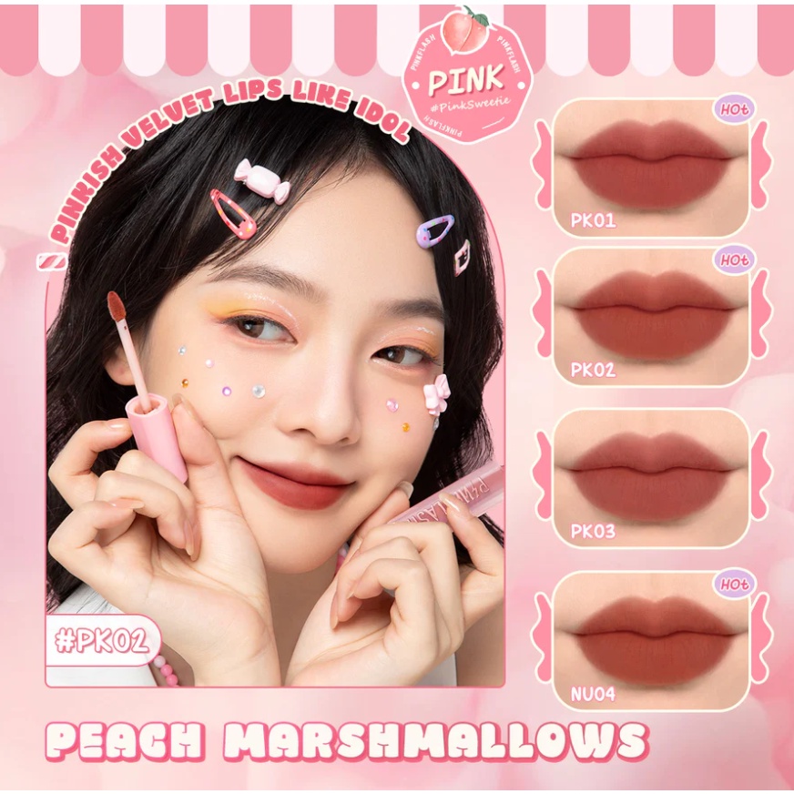 (READY &amp; ORI) Pinkflash Pink Flash Powdery Lipgloss Lip Gloss PF L16