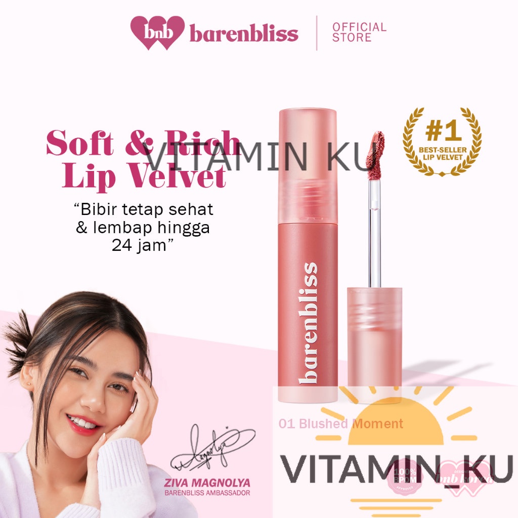 BNB Barenbliss Cherry Makes Cheerful Lip Velvet korea Lipcream