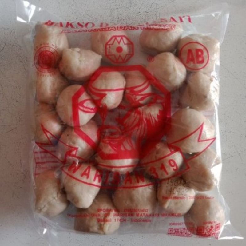 Bakso Warisan 319 AB Isi 25