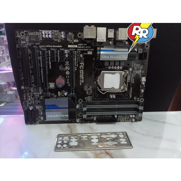 Motherboard Mobo Mainboard PC Gaming Merk Gigabyte GA - H87 - D3H Socket 1150 Model ATX Mantap Berku