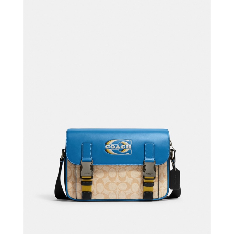 Coach Track Crossbody In Colorblock With Coach (CC 181) new arrival