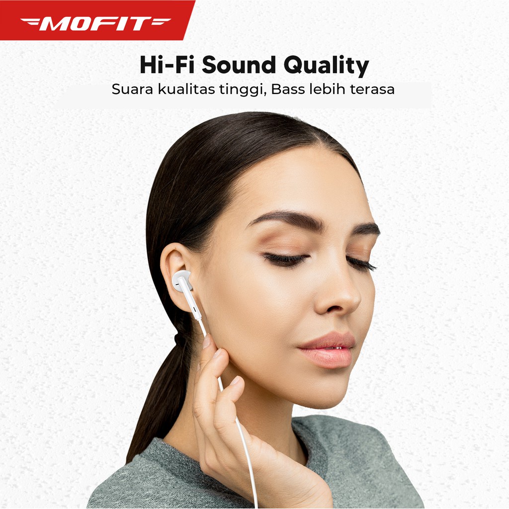 Handsfree / Earphone MOFIT M6P Extra Bass – Original