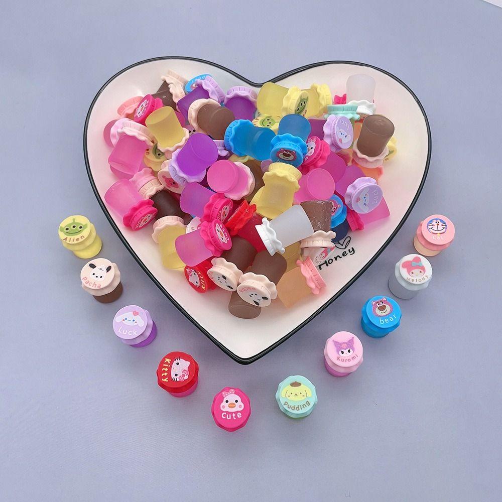 Lanfy Diy Resin Patch Mainan Gadis Lucu Anak Hadiah Resin Dilapisi Ponsel Case Aksesoris Perhiasan Aksesoris Diy Membuat Bahan Buatan Tangan Diy Scrapbooking Ponsel Shell Patch