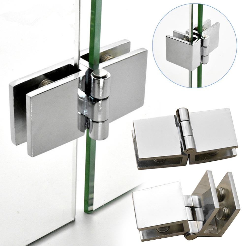 [Elegan] Klip Bilateral Awet Praktis Furniture Lemari Kamar Mandi Kaca Piring Carrier Glass Hinge