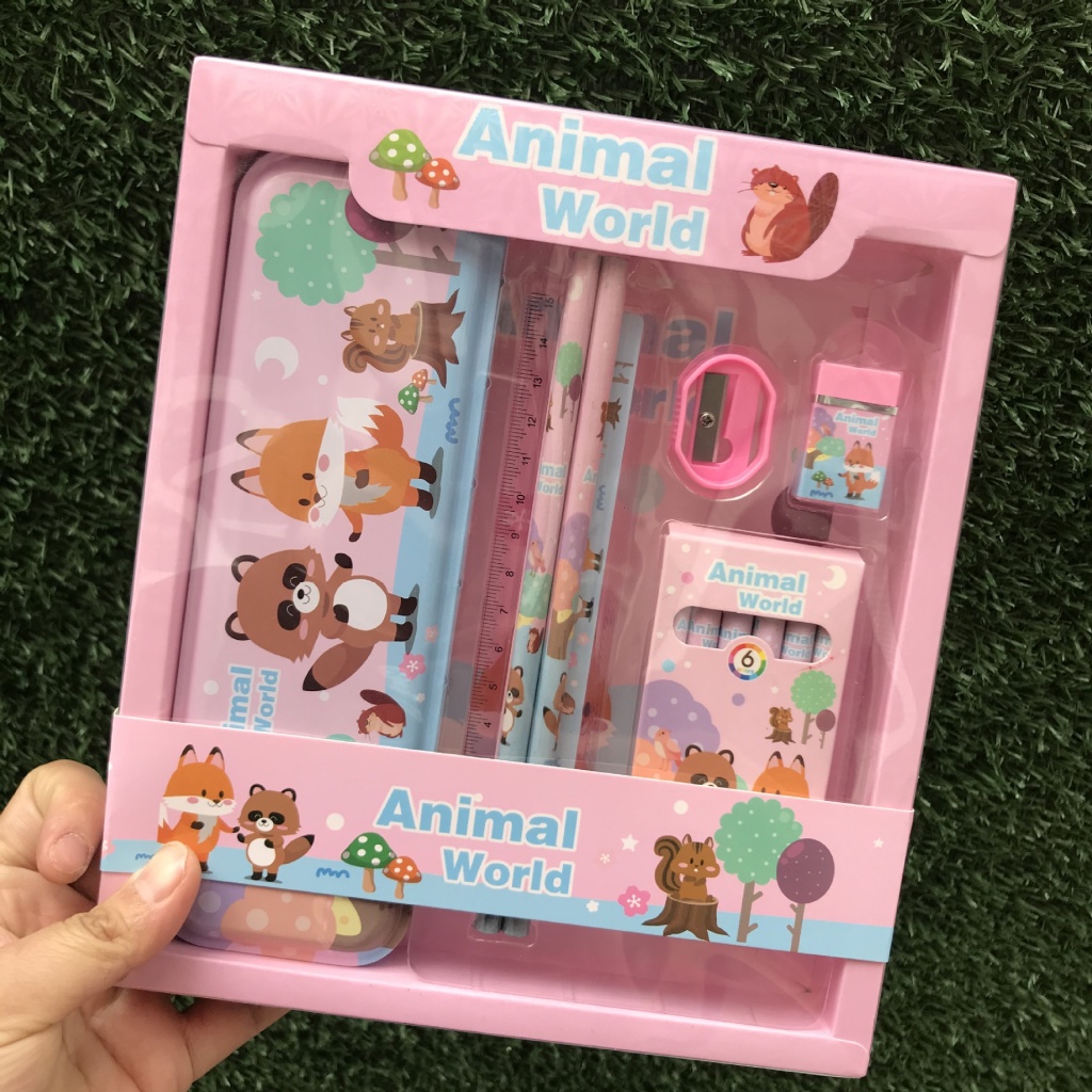 

Paket Alat Tulis Set Stationary Set Lucu Karakter Souvenir Ultah Anak - ST0019 MOTIF P