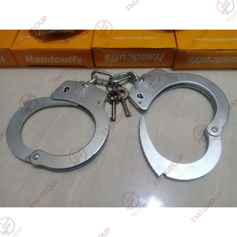 BORGOL POLRI HANDCUFF STEEL / BORGOL BESI TNI/POLRI