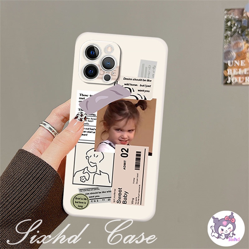 IPHONE Kompatibel Untuk Iphone8 7Plus X Xs Xr Untuk Iphone11 14 13 12 Pro Max SE 2020 Xs Max 6 6s Plus Pasangan Lucu Fashion Silikon Phone Case Soft Cover