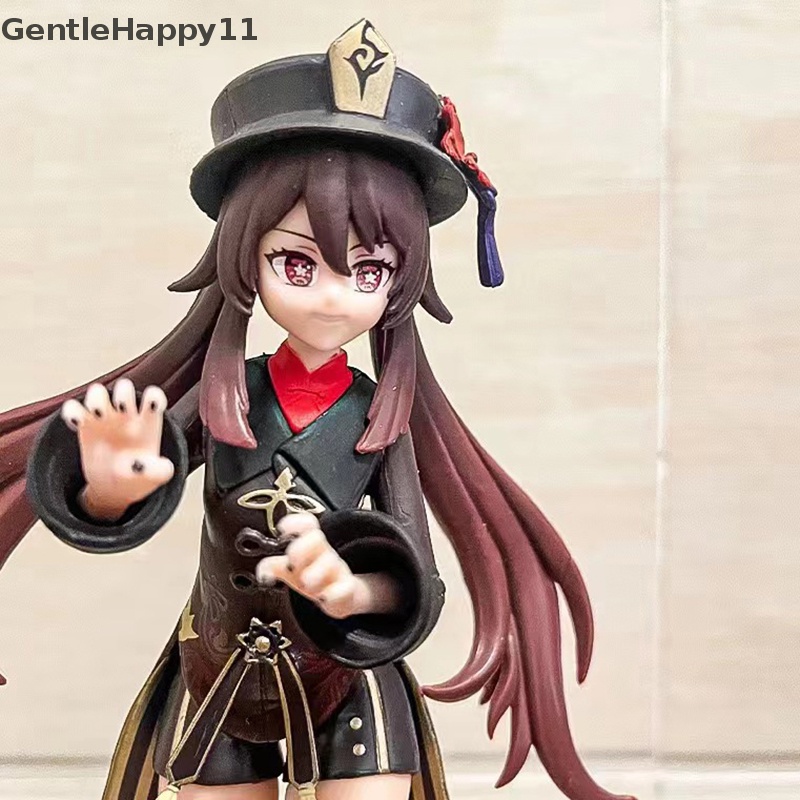 Gentlehappy 18cm Genshin Impact Hu Tao Tokoh Anime Genshin Impact Klee Action Figure PVC Koleksi Model Mainan Boneka Hadiah id