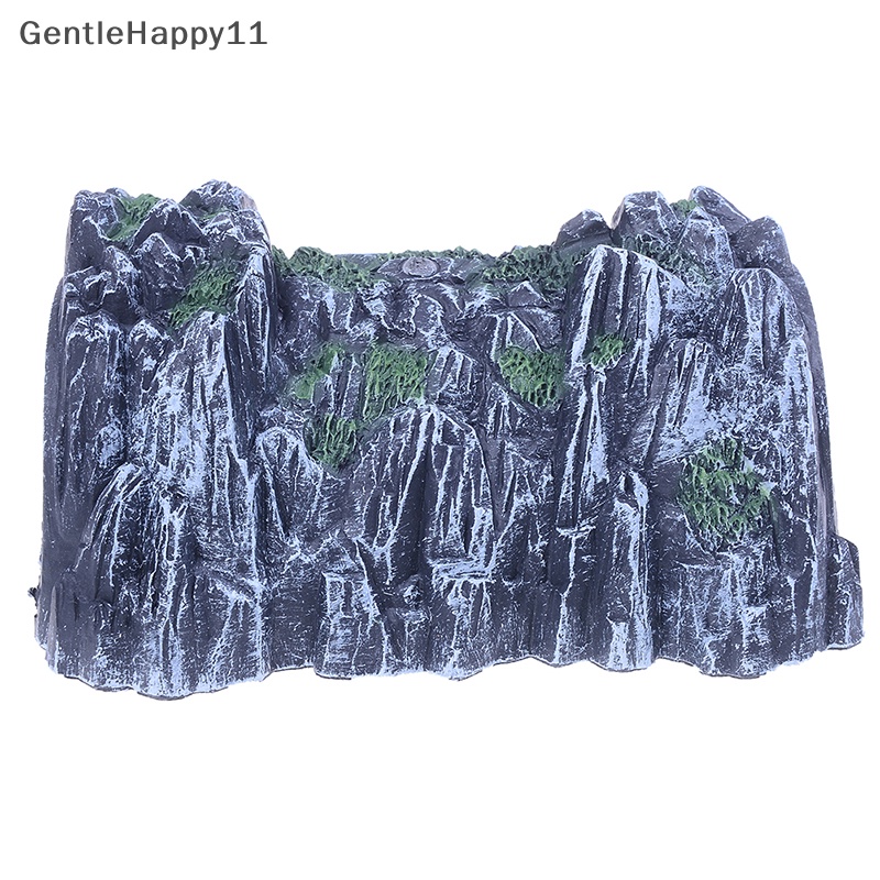 Gentlehappy Plastik1:87 Model Skala Mainan Kereta Api Kereta Api Gua Terowongan Pasir Model Meja Mainan id