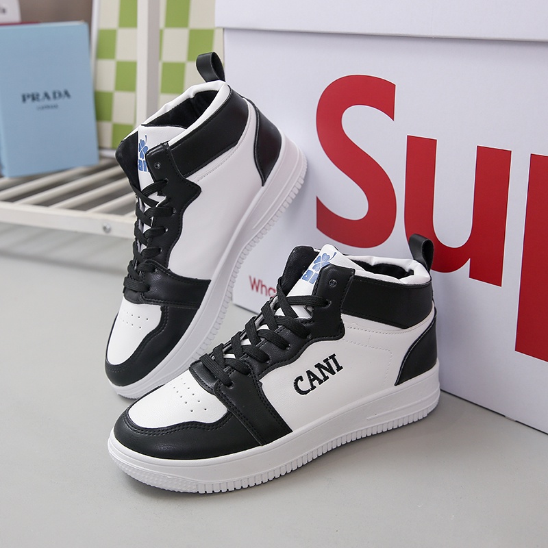 Favorite &quot;Free Box&quot; (Size 40 - 44) Sepatu Pria Sneakers Ankle High Kasual Fashion 8107