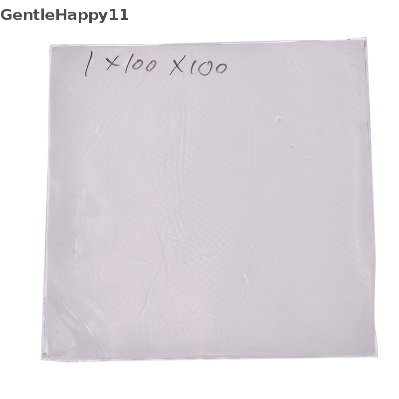 Gentlehappy GPU CPU Heatsink Pendingin Thermal Conductive Silicone Pad 100mmx100mmx1mm id
