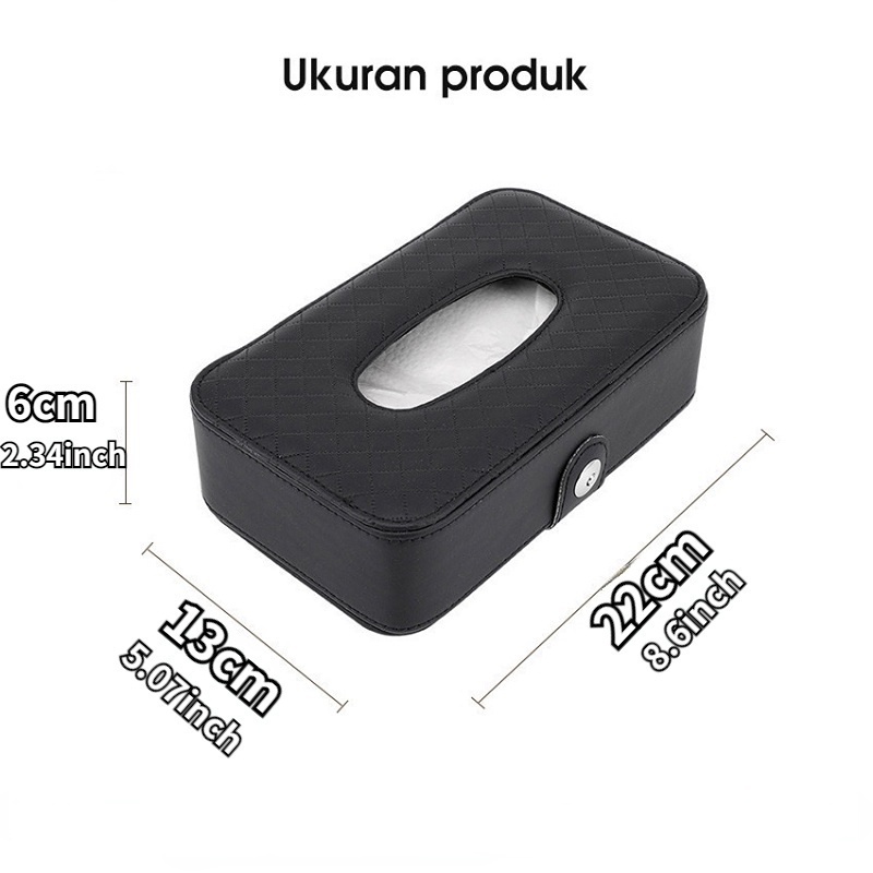 【COD】Tempat Tissu Mobil Gantung/Kotak Tissue Mobil Multifungsi/Kotak Tissue Kulit Mobil/Kotak Tissue Mobil Kulit