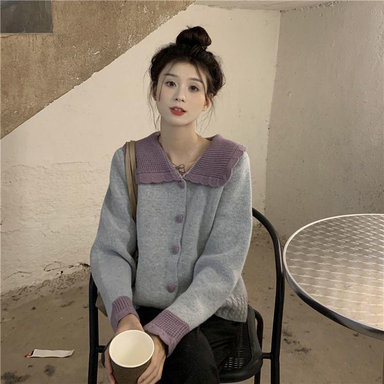 IMPORT HA-RI WOMAN KNIT SWEATER TOP KOREAN STYLE WINTER AUTUMN SPRING OUTFIT BAJU RAJUT WANITA LENGAN PANJANG MUSIM SEMI