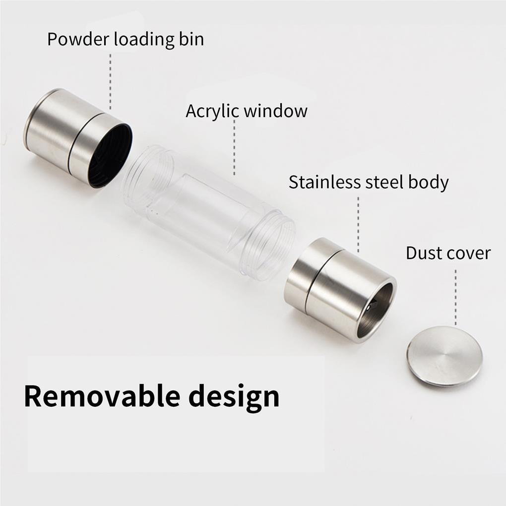 Double-headed Pepper Mill Botol Lada Manual Kekuatan Tinggi Adjustable Grinder/Mill High-toughness &amp; Grinding Salt Manual Untuk Rumahoutdoor