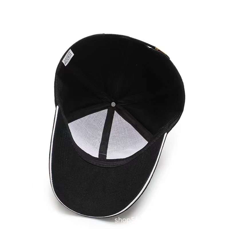 Topi Baseball Golf Pria &amp; Wanita Logo Ediko Sport Fashion Resizable Strap Material Cotton