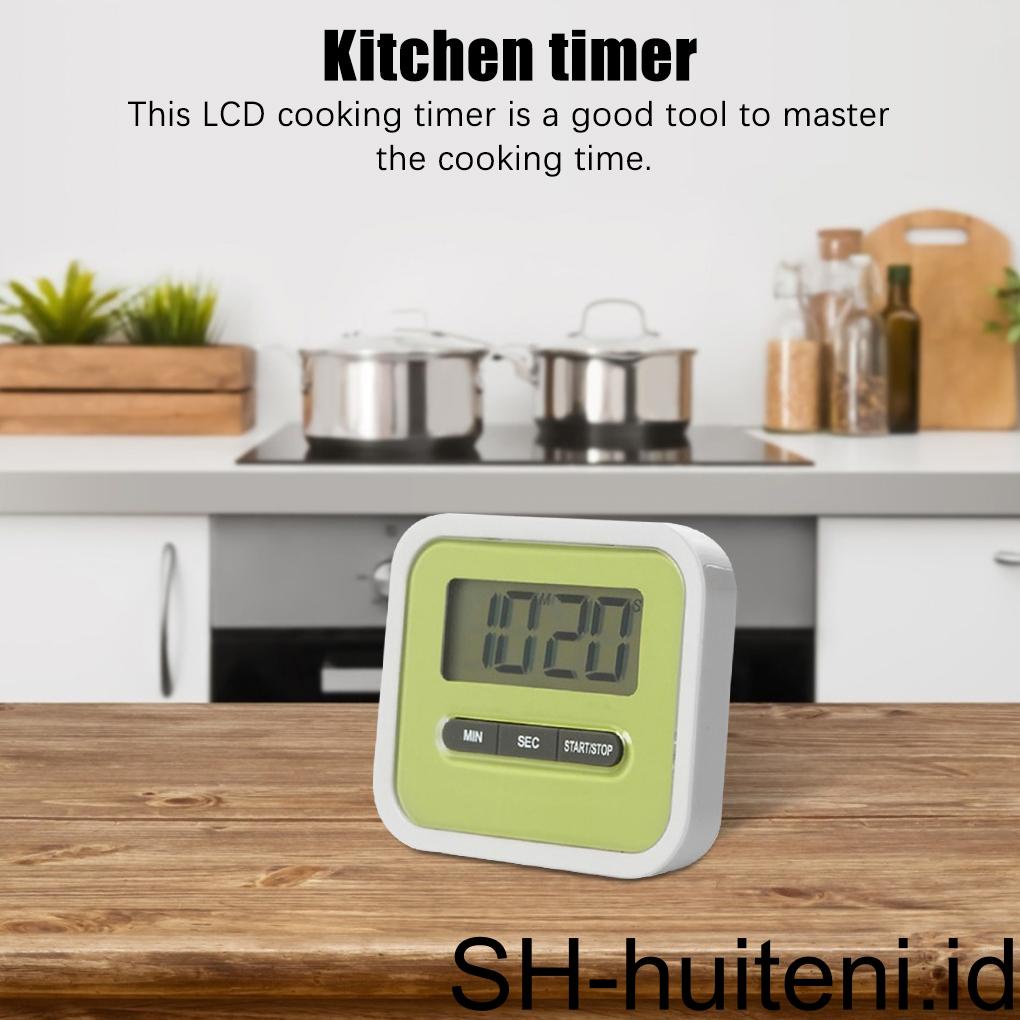 Jam Alarm Timer Dapur Multifungsi Dengan LCD Home Cooking Praktis