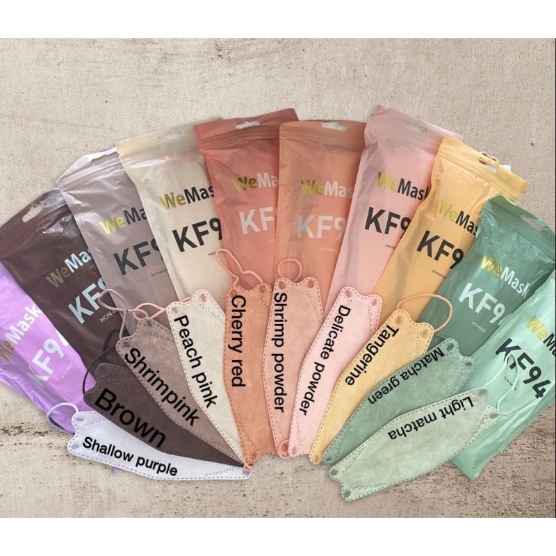 MASKER KF94 WE MASK ISI 10PCS 4 ply impor wemask filtcare mouson careion duckbil ynb wemaze atmos ko
