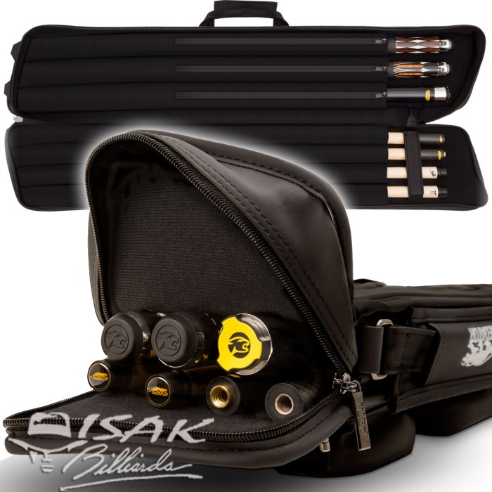 Predator Blak 3x4 Soft Cue Case - Tas Stick Billiard Biliar 3B4S Stik