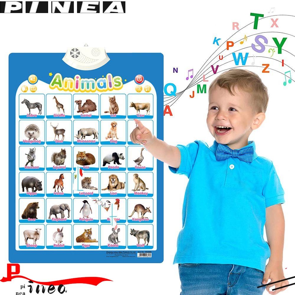 Pineapple Electronic Interaktif Alphabet Educational Talking ABC Talking Poster Poster Belajar