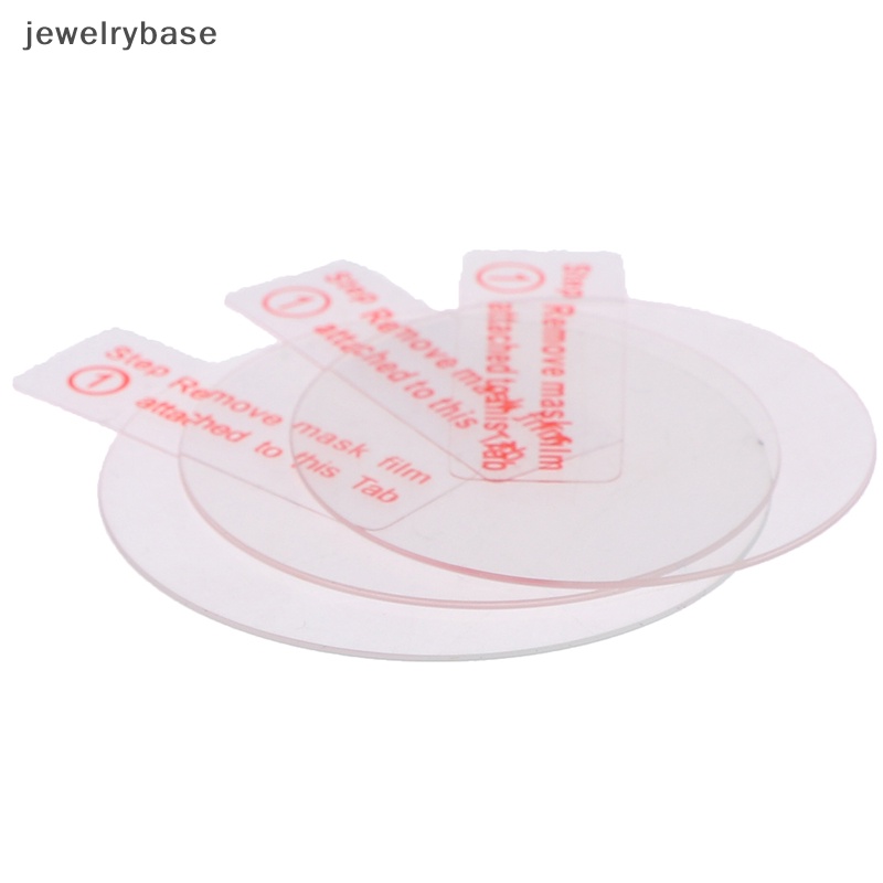 [jewelrybase] 1pc Pelindung Layar Tempered Glass Untuk 28.30.34.35.36.37.38/40mm Butik Jam Tangan Bulat