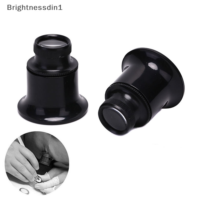 [Brightnessdin1] 20x Kaca Pembesar Mata Loupe Loop Optik Magnifier Perhiasan Jam Tangan Repair Tool Butik