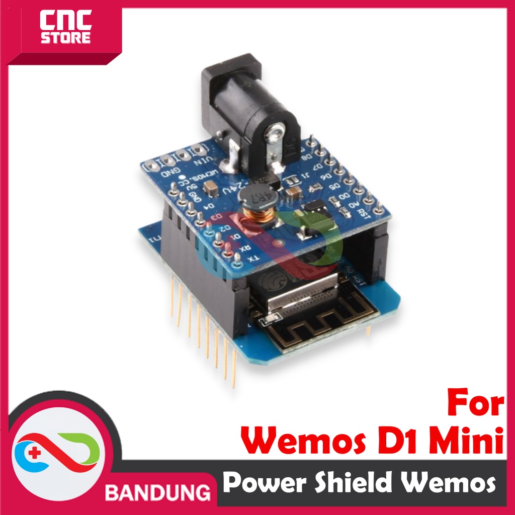 DC Power Shield WEMOS DC Power Shield untuk WEMOS D1 MINI