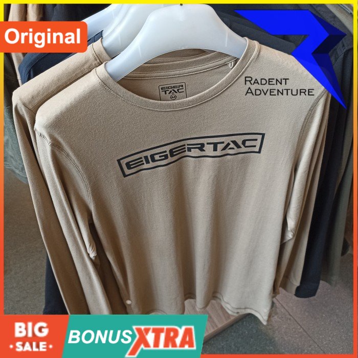 Kaos Eiger KULKA LS TEES Tshirt 91000 7836 Original Lengan Panjang Bdg