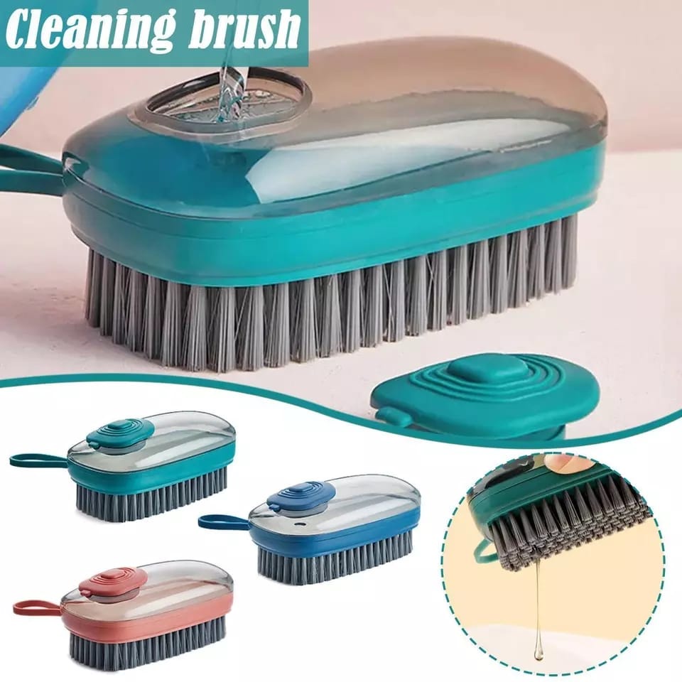 Sikat Baju Pembersih Multifungsi / Multifunction Cleaning Brush Dispenser Tempat Sabun