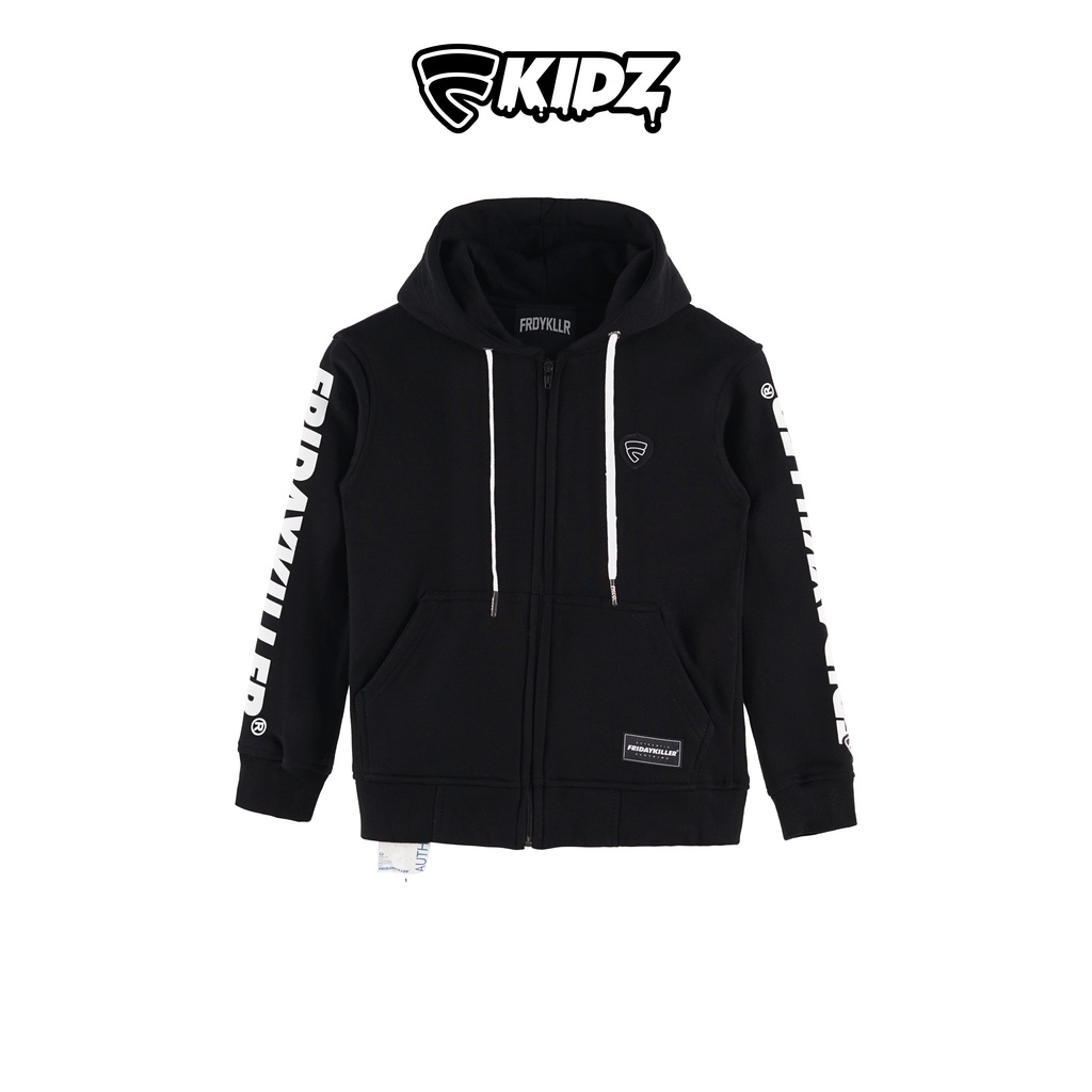 JACKET ANAK ANAK FRIDAY KILLER | PICKY 23 BLACK ZIP