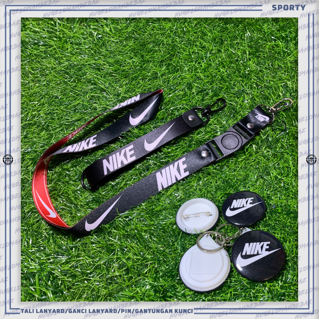 

TALI LANYARD/GANCI/PIN/GANTUNGAN KUNCI/HP - NIKE
