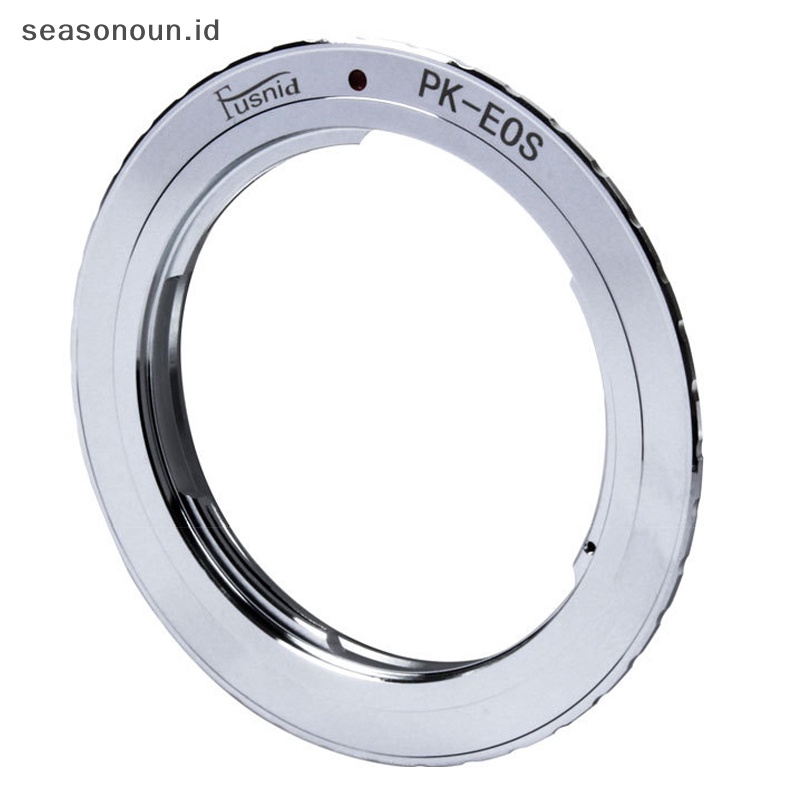 Seasonoun Logam Tahan Lama Len Mount Adapter Ring Untuk PK- EOS Lens Mount Adapter Adaptor Lensa Konversi Kamera Berkualitas Tinggi Aksesoris Adaptor.