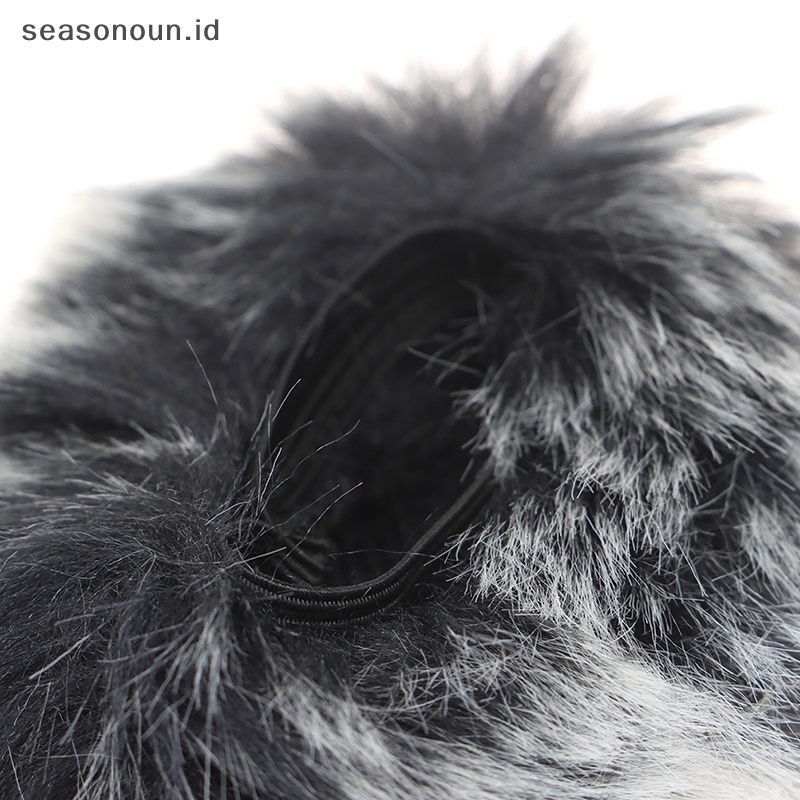 Seasonoun Furry Windscreen Muff Cover Busa Mikrofon Penutup Tahan Angin Untuk Zoom H1 H1N.