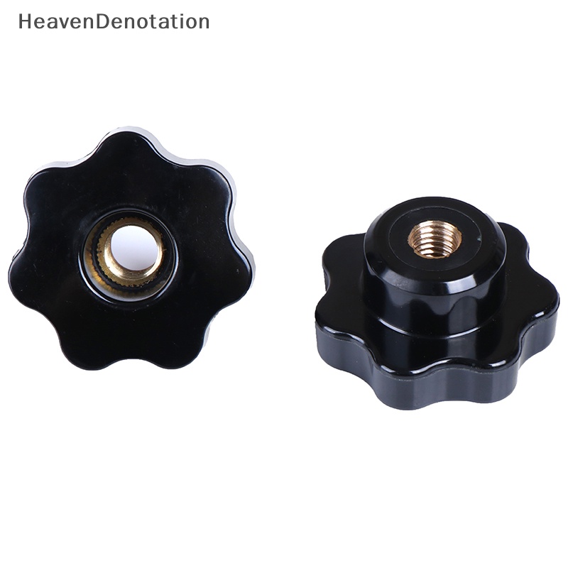 [HeavenDenotation] M5/m6/m8/m10/m12 Female Thread Seven Star Shaped Head Clamping Nut Knob HDV