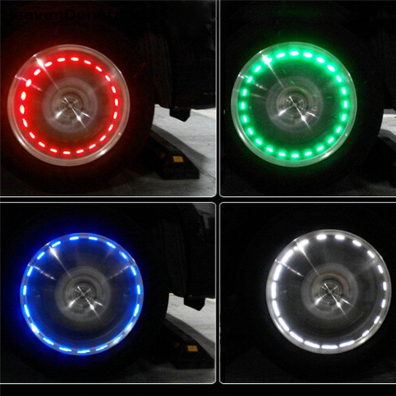 [HeavenDenotation] 4mode 12led Mobil Auto Energi Surya Flash Roda Ban Rim Light Lampu Dekorasi HDV