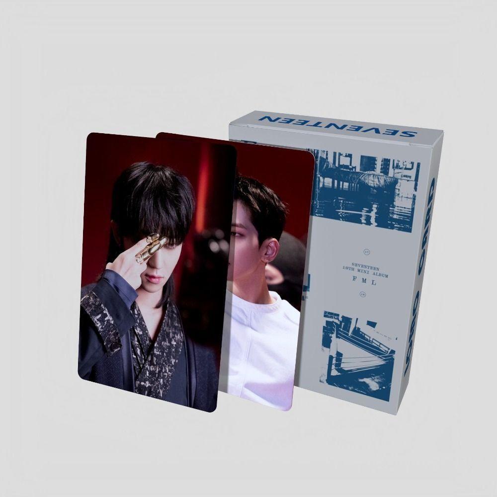 Lanfy Lomo Card Set Flash Gift Card Ulang Tahun Kekinian Hd Album Foto Kartu Fashion Boys Group Collector Card Cetak Kartu Hd Idol Photo Seventeen Kartu Lomo