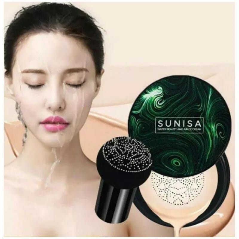 SUNISA Air Cushion CC Cream Foundation Bedak Wajah Kecantikan