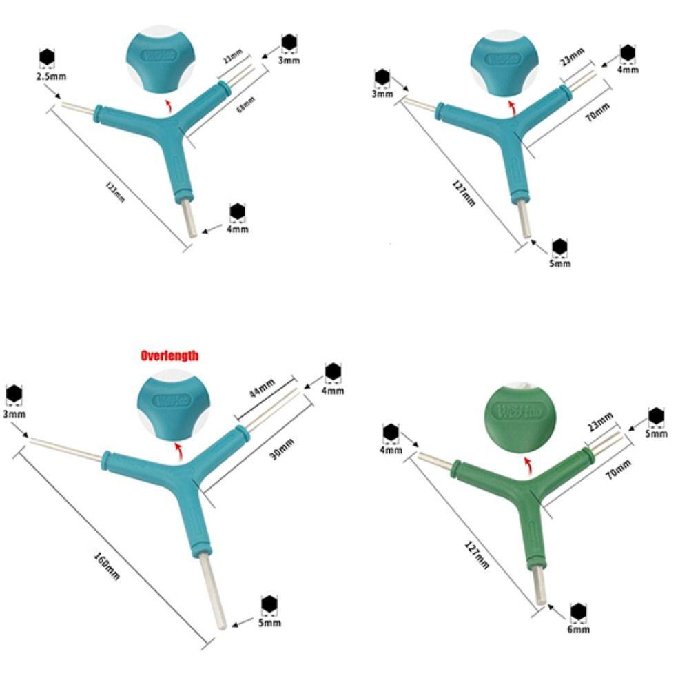 TOP 2pcs Hex Allen Wrench High Quality Hand Set Untuk Jalan Gunung Trigeminal Spanner Hex Key