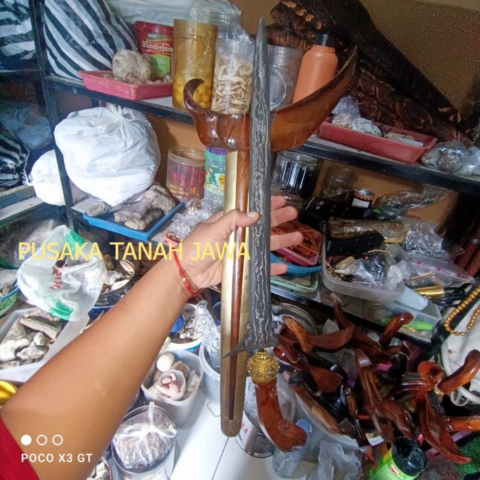 keris sempaner pamor singkir warangka ladrang iras solo pendok blewah